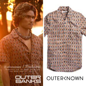 Outerknown BBQ Shirt in Sepia Watermark ASO John B Outer Banks